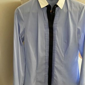 Boss (Hugo Boss) Button Down Tuxedo Dress Shirt